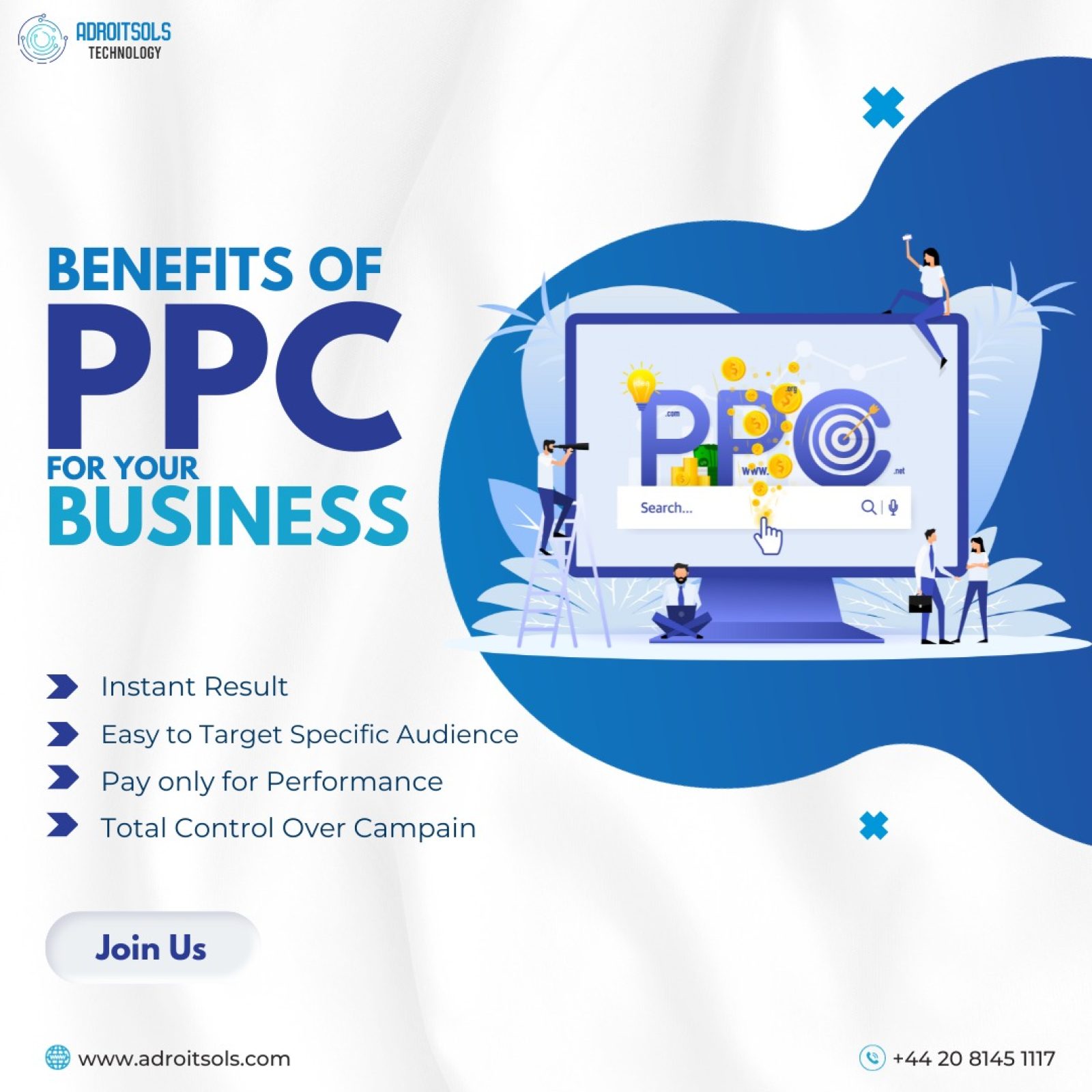 Google PPC Ads | Google PPC | Adroitsols Technology | Your Trusted PPC Advertising Agency in UK